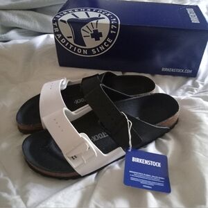 Birkenstock Modern Black and White Sandals
